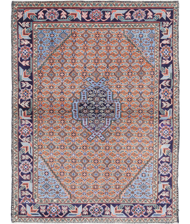 Hand Knotted Oriental Moud Wool Rug 3' 7" x 4' 10" - No. AT44107