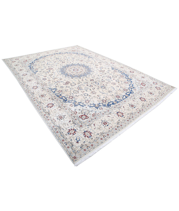 Afghan Vintage Nain Rug 8' 8" x 11' 10" Hand-Knotted | No. AT38350