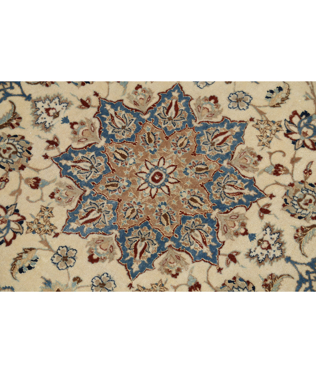 Afghan Nain Rug 3' 7" x 5' 6" Hand-Knotted | No. AT68334