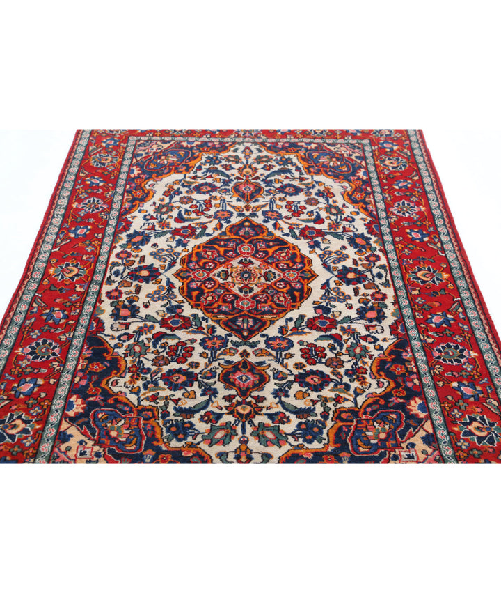 Afghan Oriental Rug 4' 2" x 6' 8" Hand-Knotted | No. AT90225