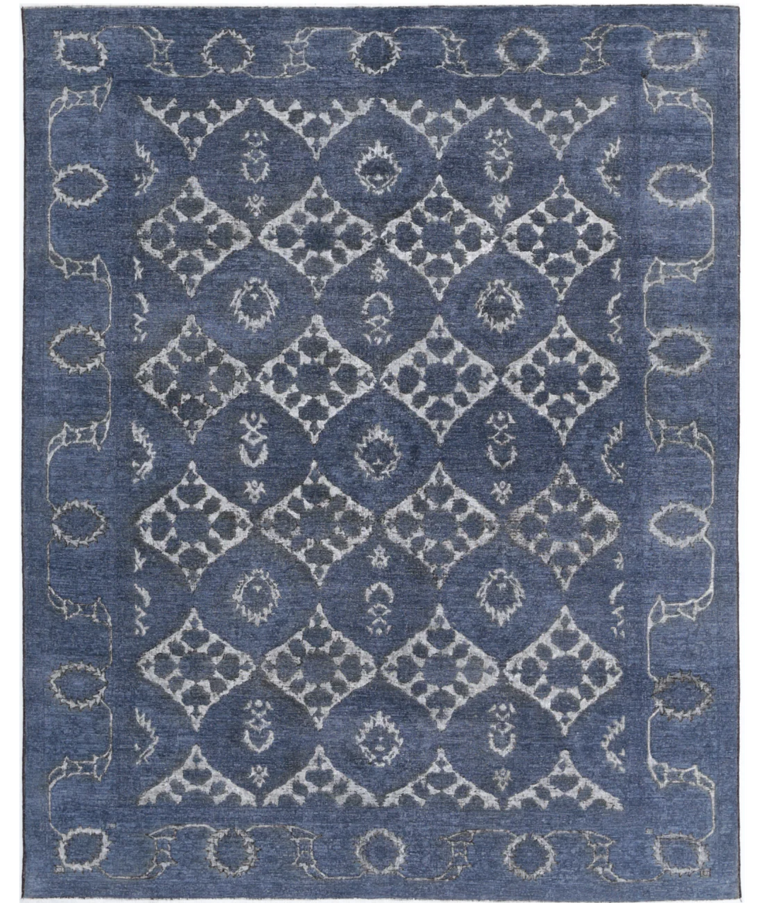 Hand Knotted Onyx Wool Rug 7' 8" x 9' 7" - No. AT596989