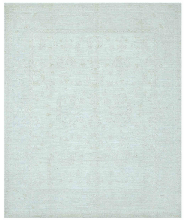Hand Knotted Oushak Wool Rug 8'  5" x 10'  0" - No. AT37487