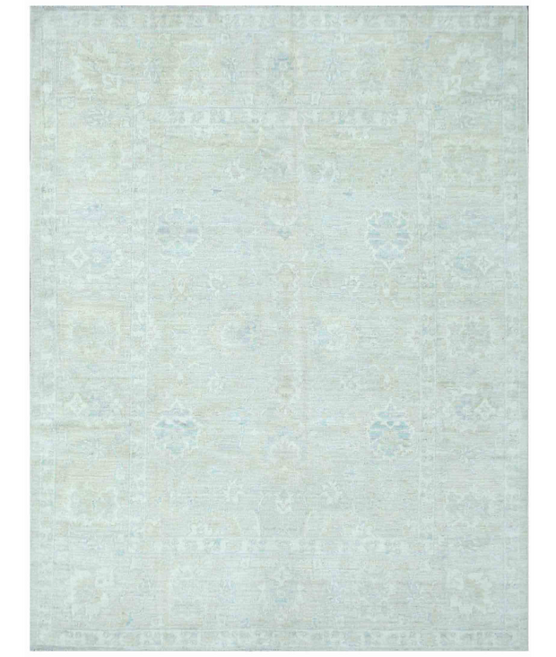Hand Knotted Oushak Wool Rug 7'  11" x 10'  0" - No. AT10111
