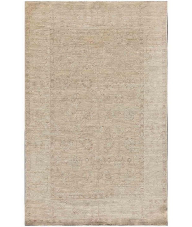 Hand Knotted Oushak Wool Rug 5'  9" x 8'  9" - No. AT72280