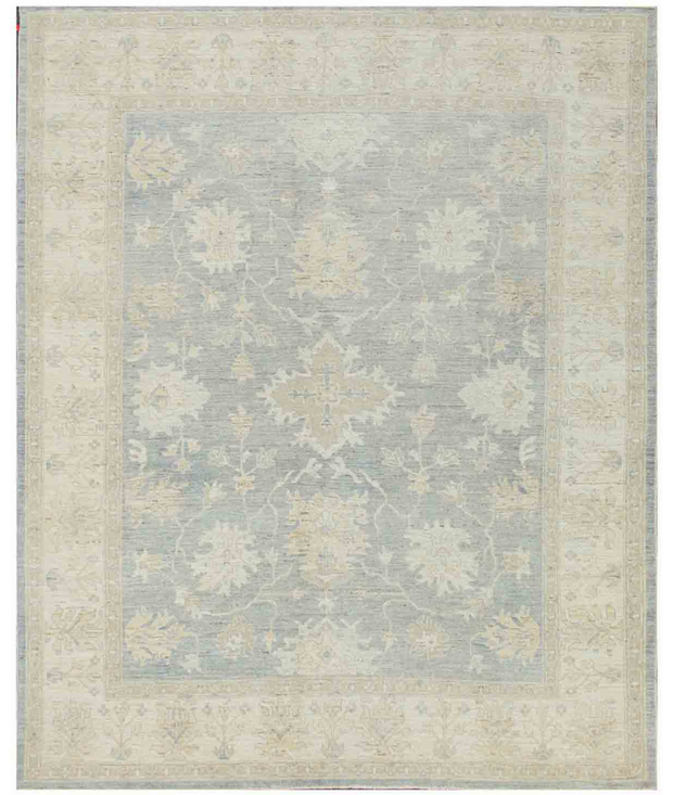 Hand Knotted Oushak Wool Rug 8'  4" x 10'  3" - No. AT58244