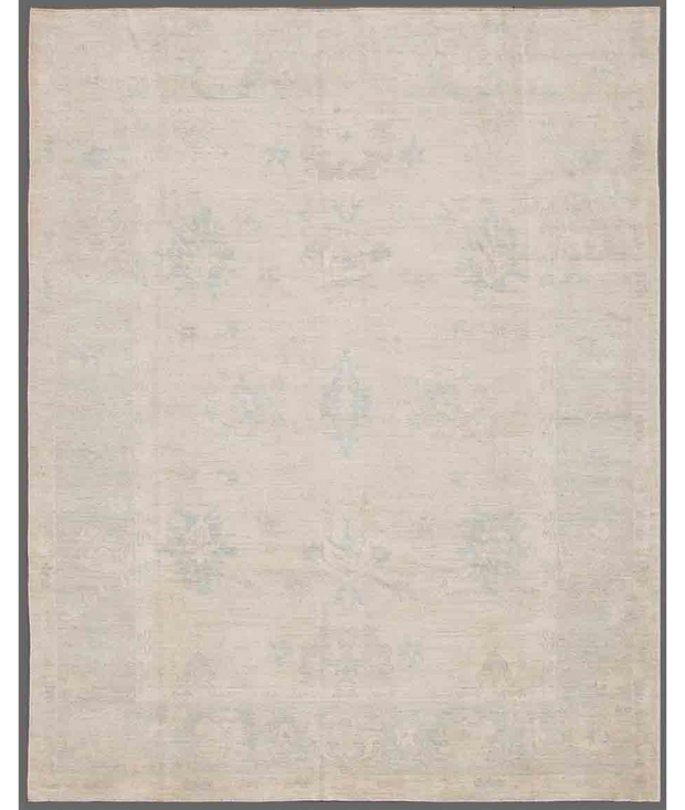 Hand Knotted Oushak Wool Rug 9'  4" x 11'  9" - No. AT92793