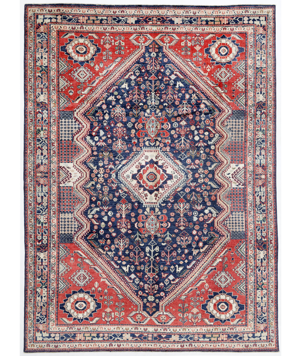 Hand Knotted Oushak Wool Rug 9'  3" x 12'  8" - No. AT85615