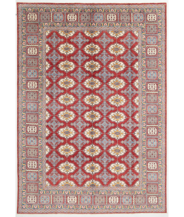 Hand Knotted Oushak Wool Rug 9'  4" x 13'  1" - No. AT51180