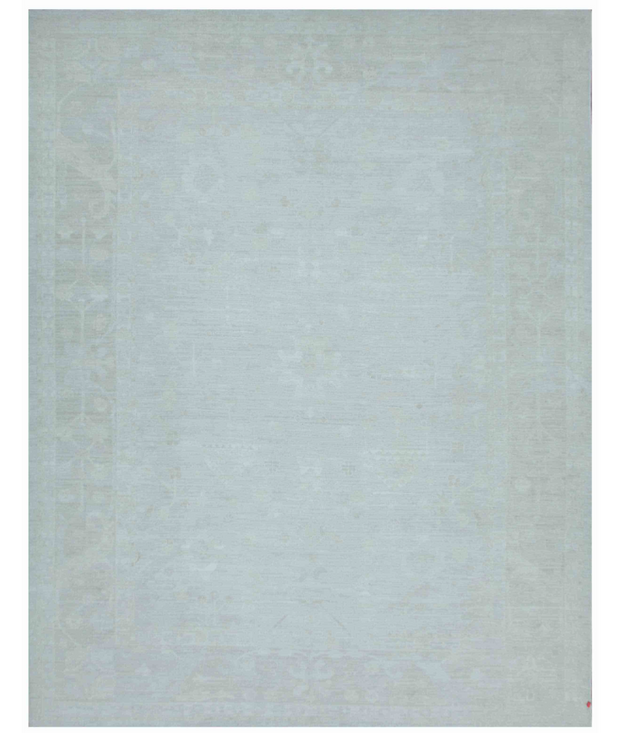 Hand Knotted Oushak Wool Rug 13'  1" x 16'  11" - No. AT34953