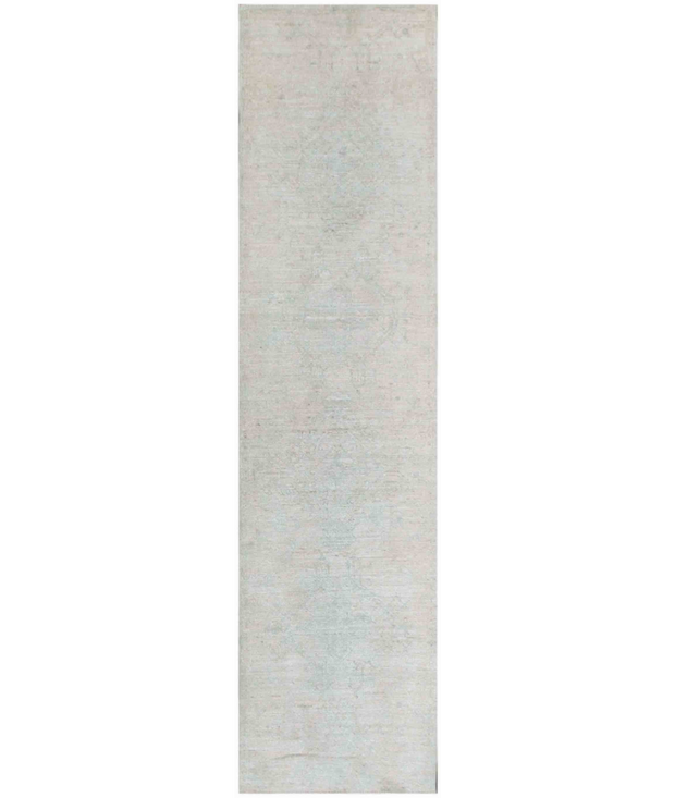 Hand Knotted Oushak Wool Rug 2'  7" x 10'  7" - No. AT34802