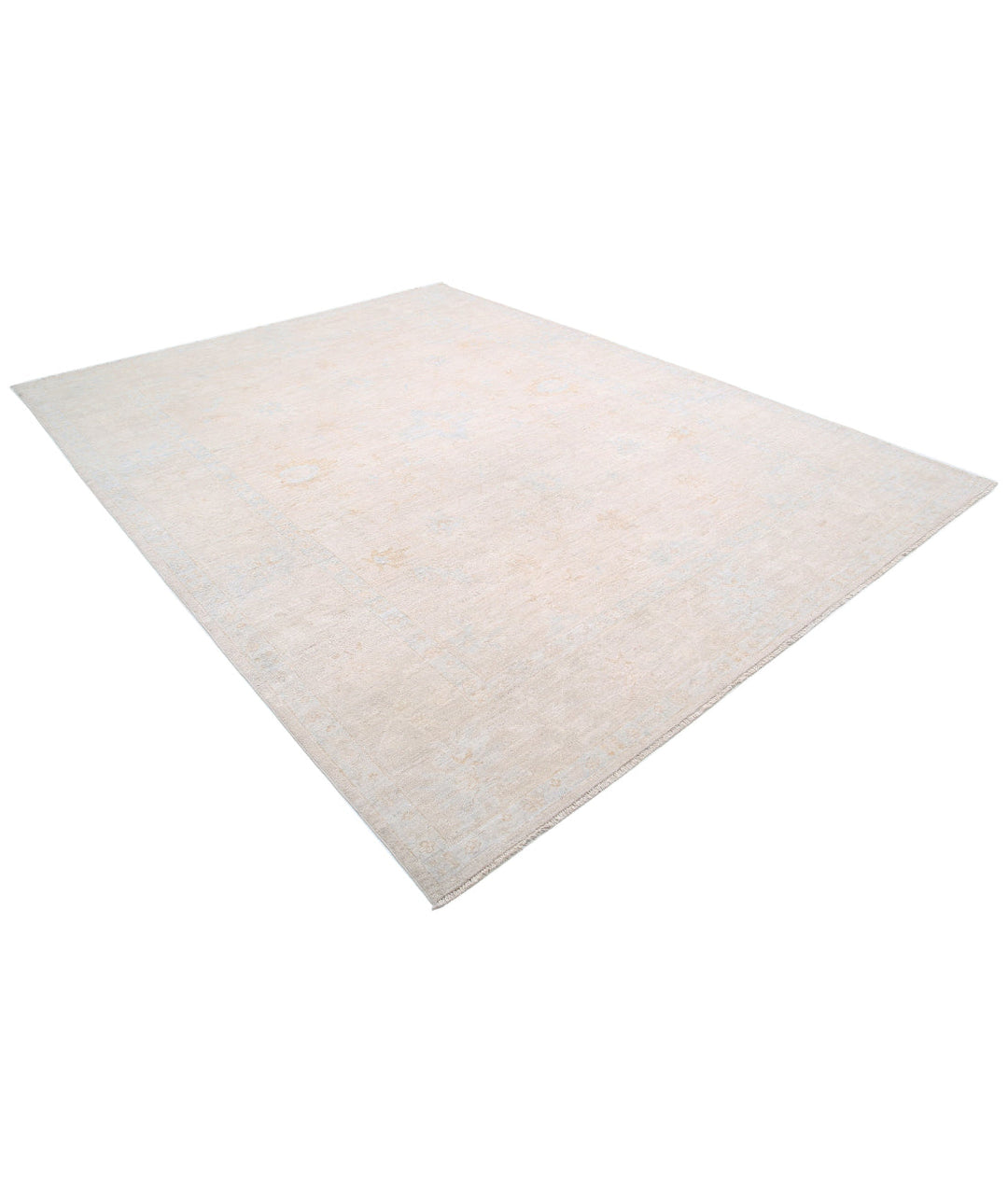 Afghan Oushak Rug 8' 8" x 11' 3" Hand-Knotted | No. AT85817