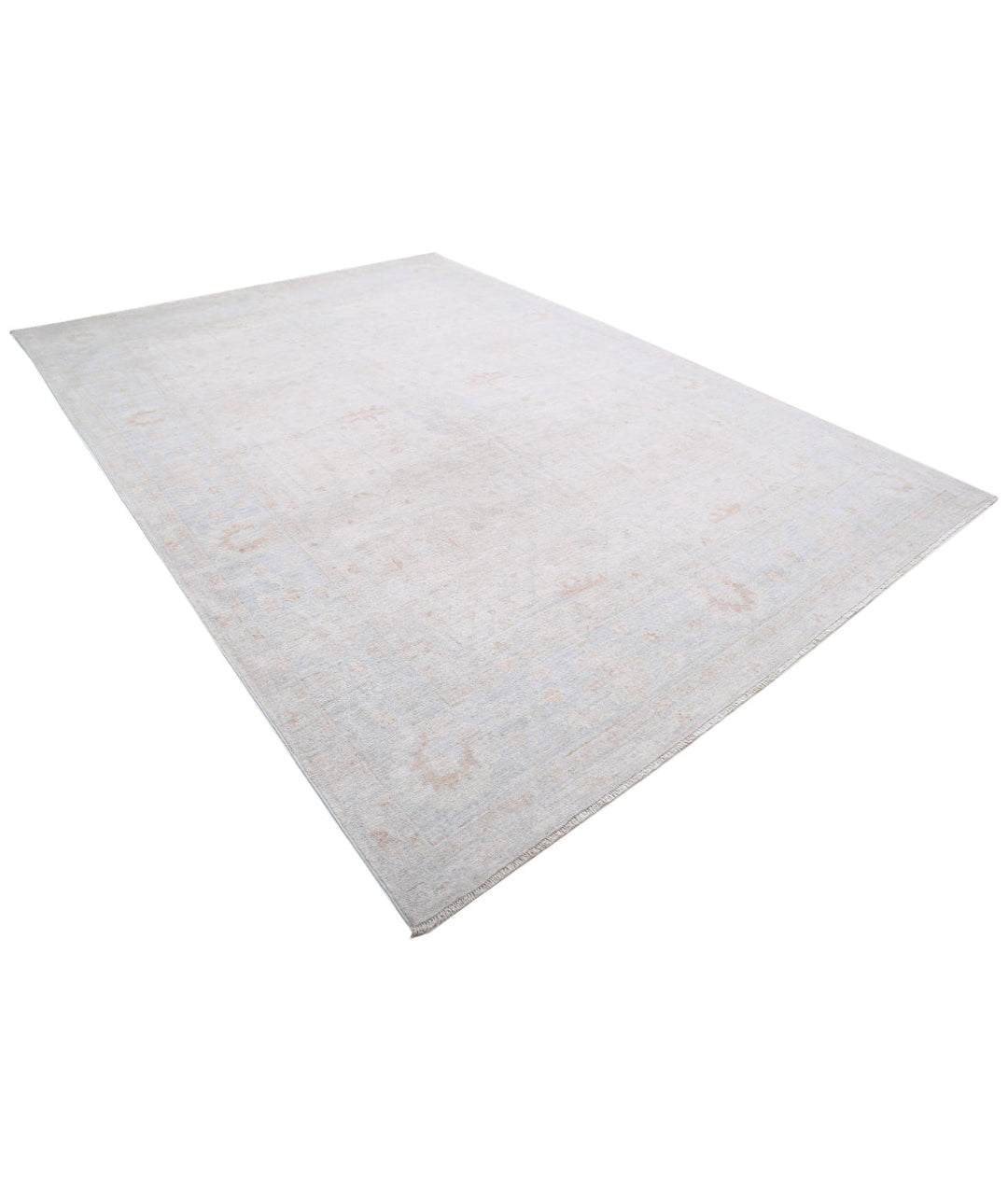 Afghan Oushak Rug 8' 5" x 11' 10" Hand-Knotted | No. AT81447