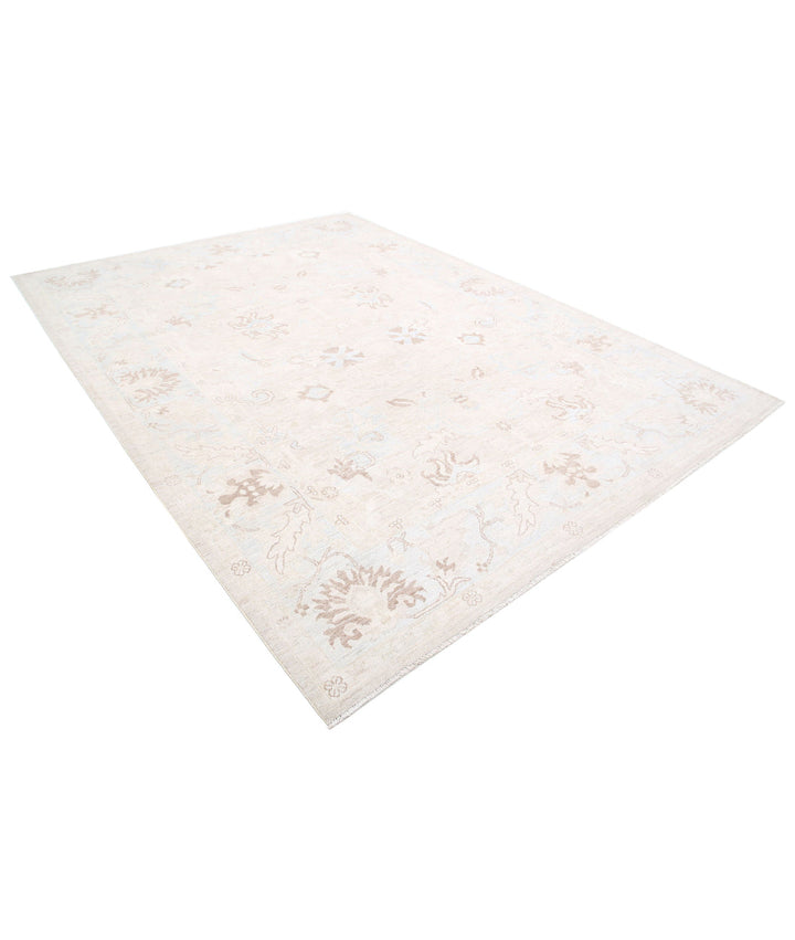 Afghan Oushak Rug 8' 8" x 11' 7" Hand-Knotted | No. AT46403