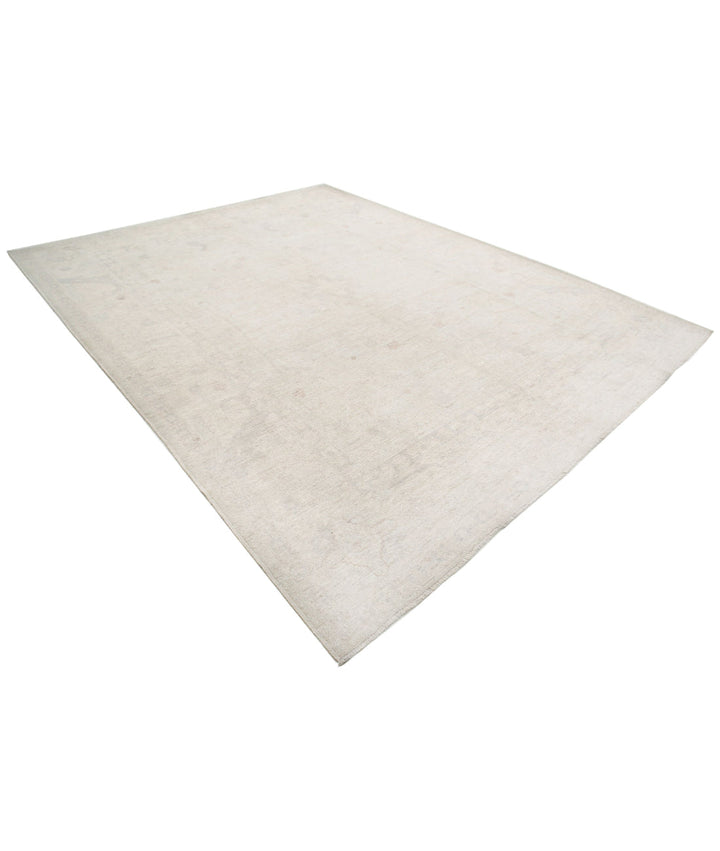 Afghan Oushak Rug 9' 1" x 11' 9" Hand-Knotted | No. AT75335