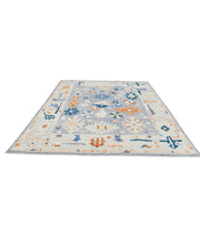 Hand Knotted Oushak Wool Rug 8' 2" x 10' 0" - No. AT92057