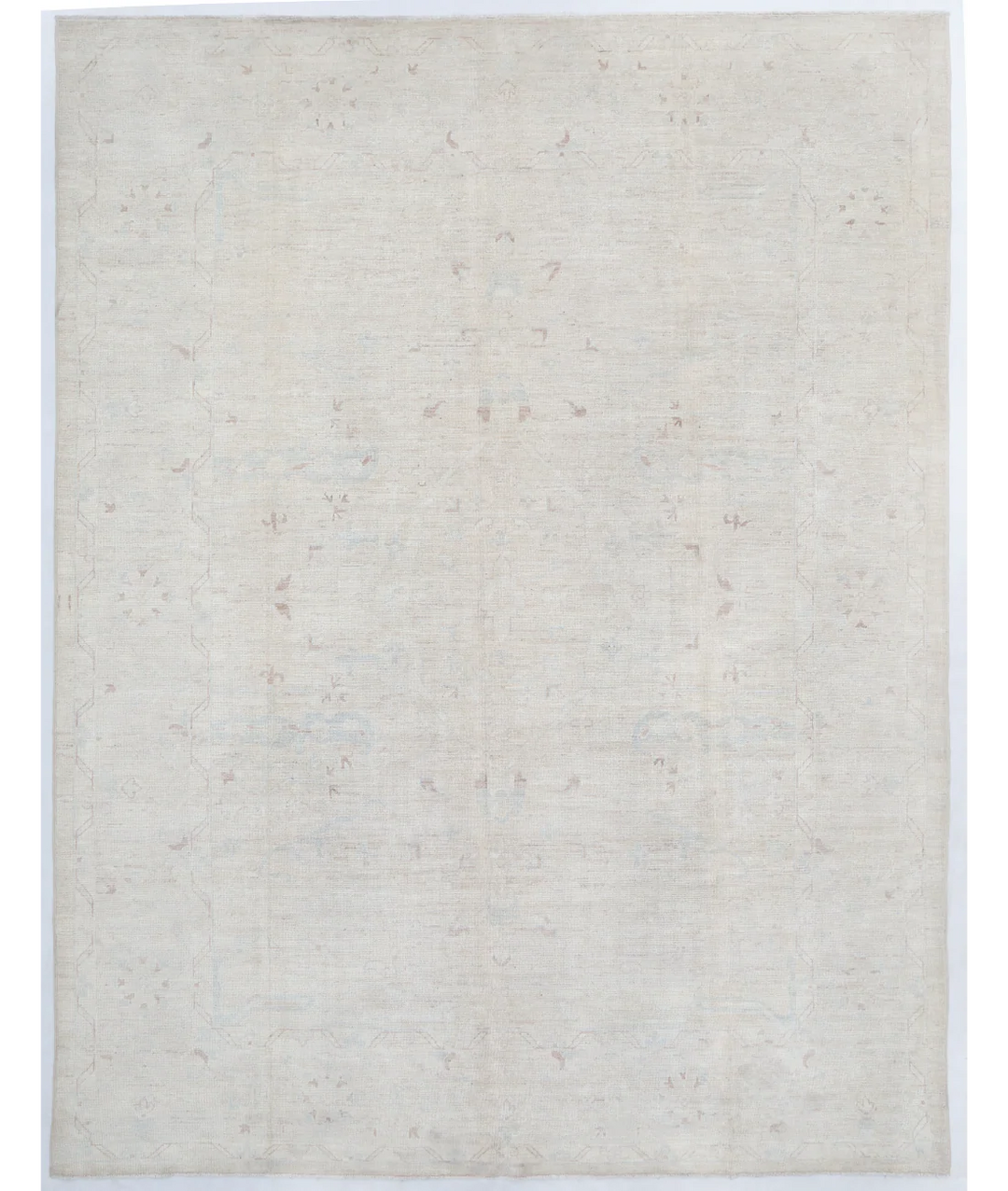 Handmade Oushak Rugs | Turkish Wool Floral Area Rugs | ALRUG