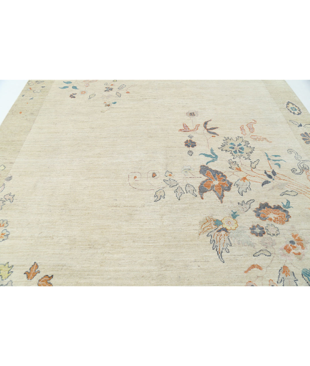 Chinese Oriental Rug 8' 11" x 11' 11" Hand-Knotted | No. AT32747