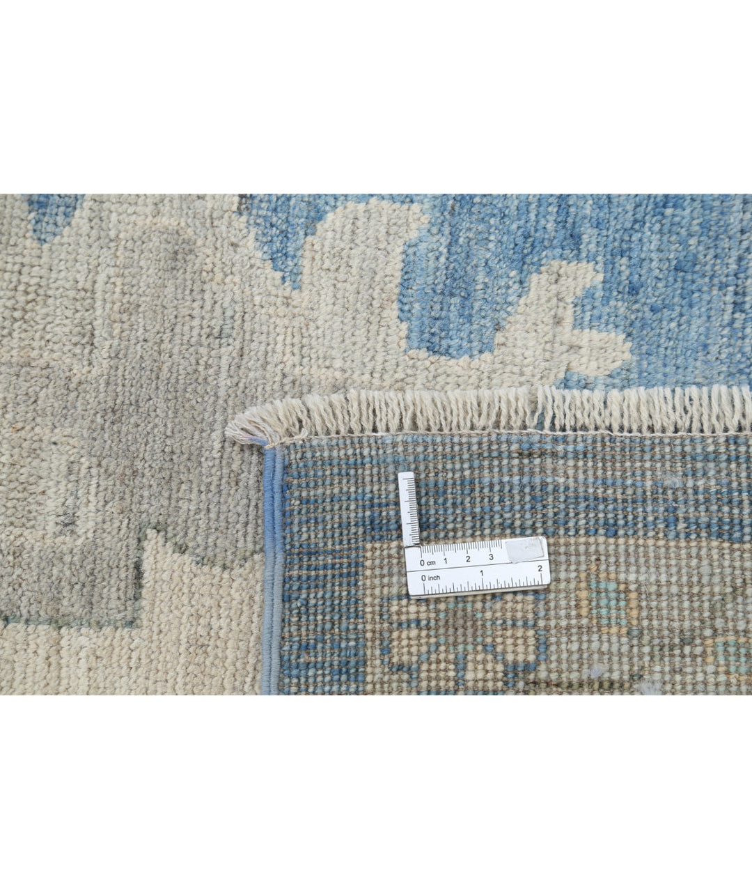 Hand Knotted Oushak Wool Rug 9' 10" x 13' 6" - No. AT351833