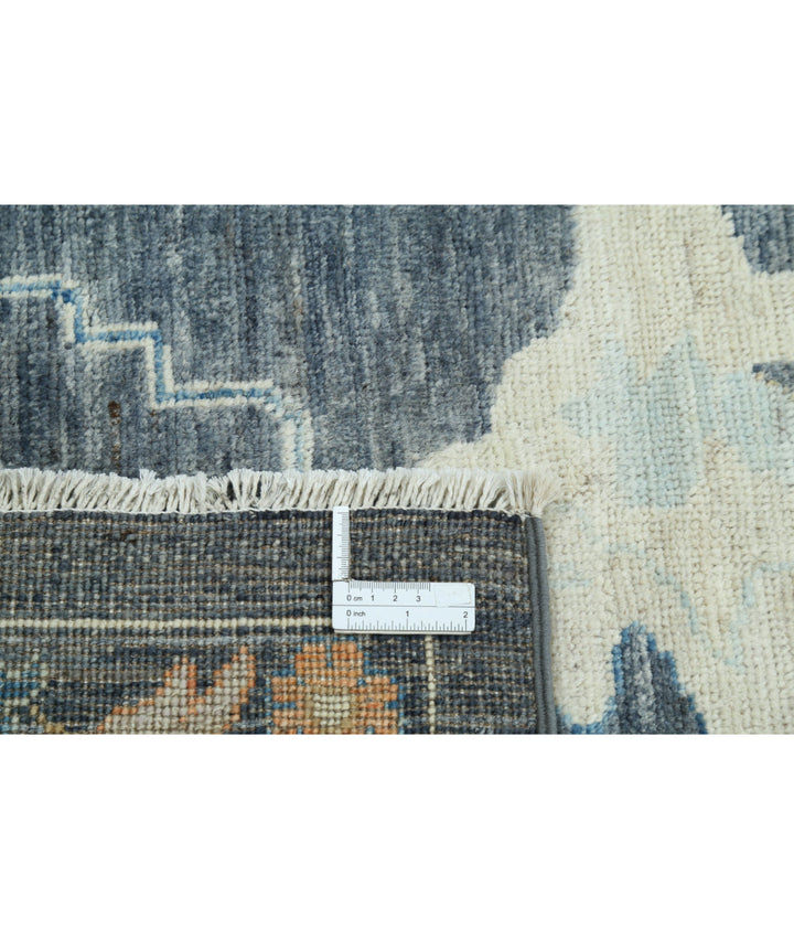 Hand Knotted Oushak Wool Rug 10' 4" x 13' 11" - No. AT866142