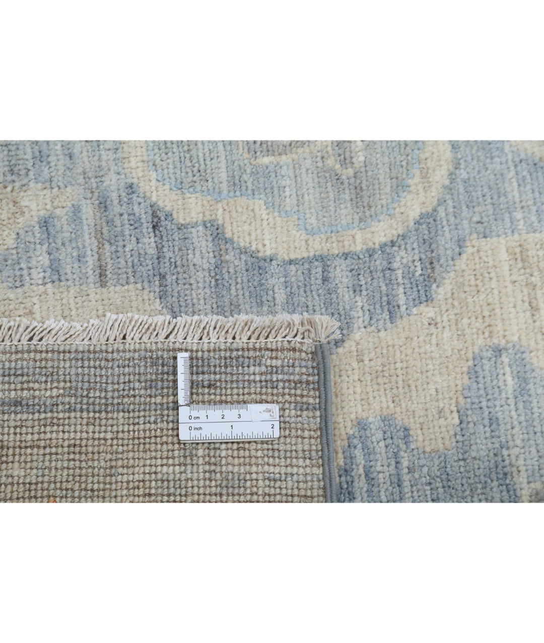 Hand Knotted Oushak Wool Rug 10' 0" x 13' 11" - No. AT671327