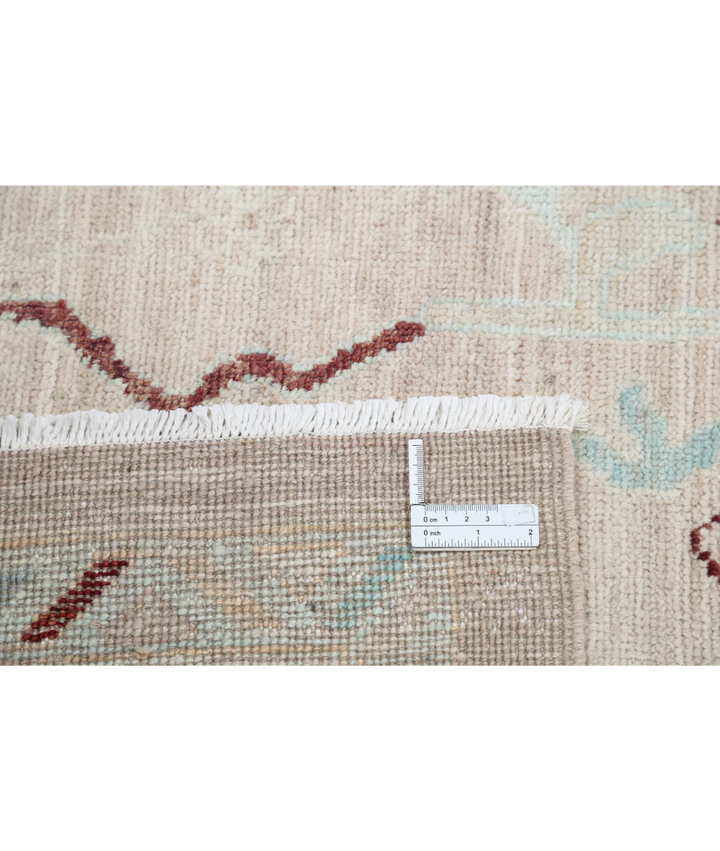 Afghan Oushak Rug 9' 3" x 11' 9" Hand-Knotted | No. AT70481