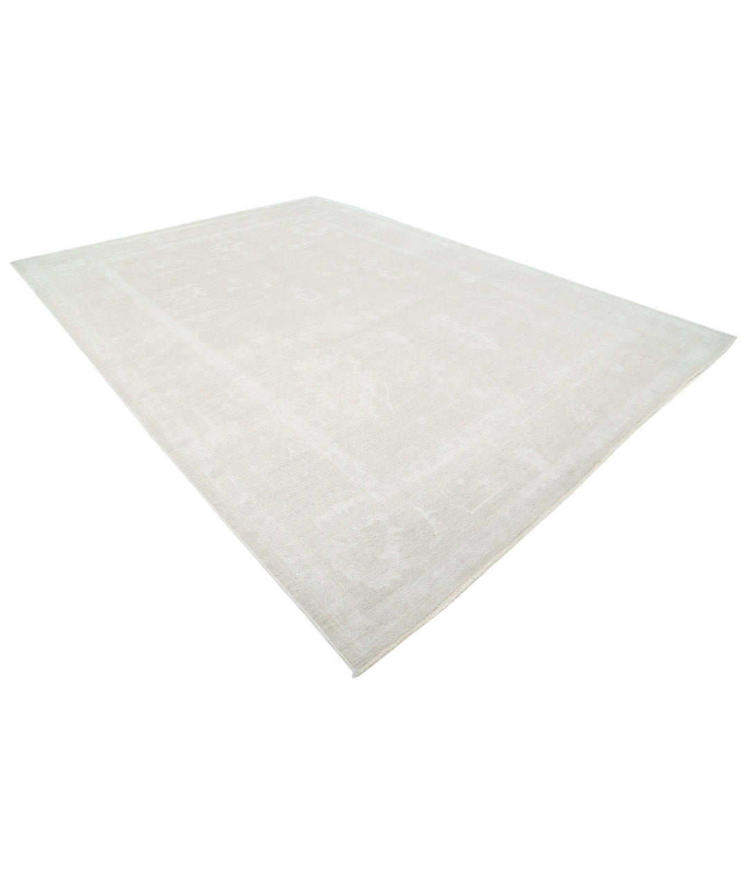 Hand Knotted Oushak Wool Rug 10' 2" x 14' 1" - No. AT93402