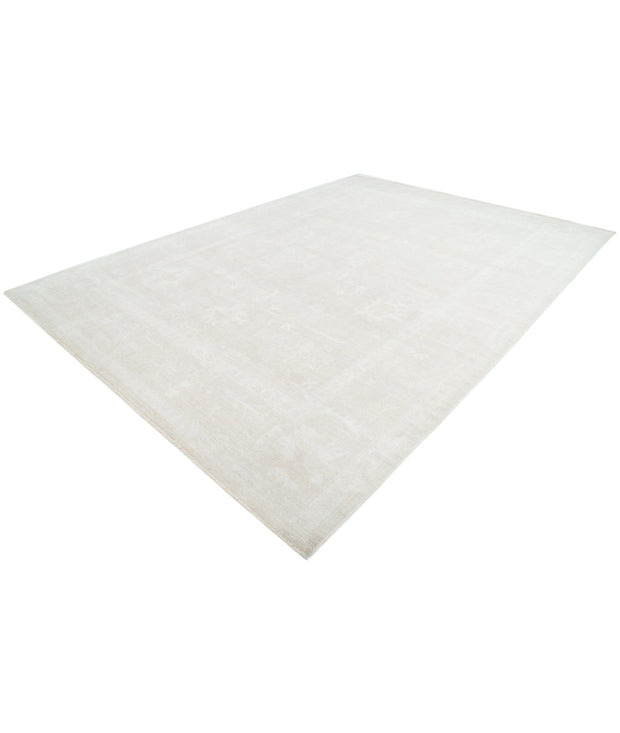 Hand Knotted Oushak Wool Rug 10' 2" x 14' 1" - No. AT93402