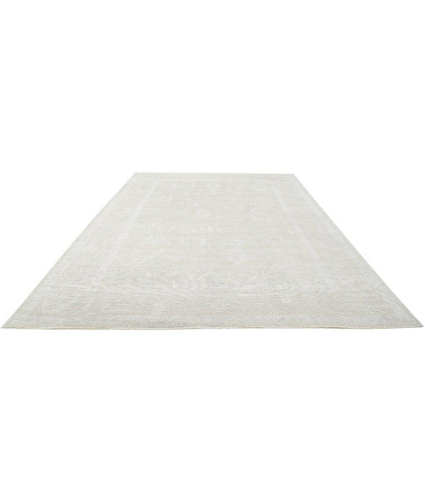 Hand Knotted Oushak Wool Rug 10' 2" x 14' 1" - No. AT93402