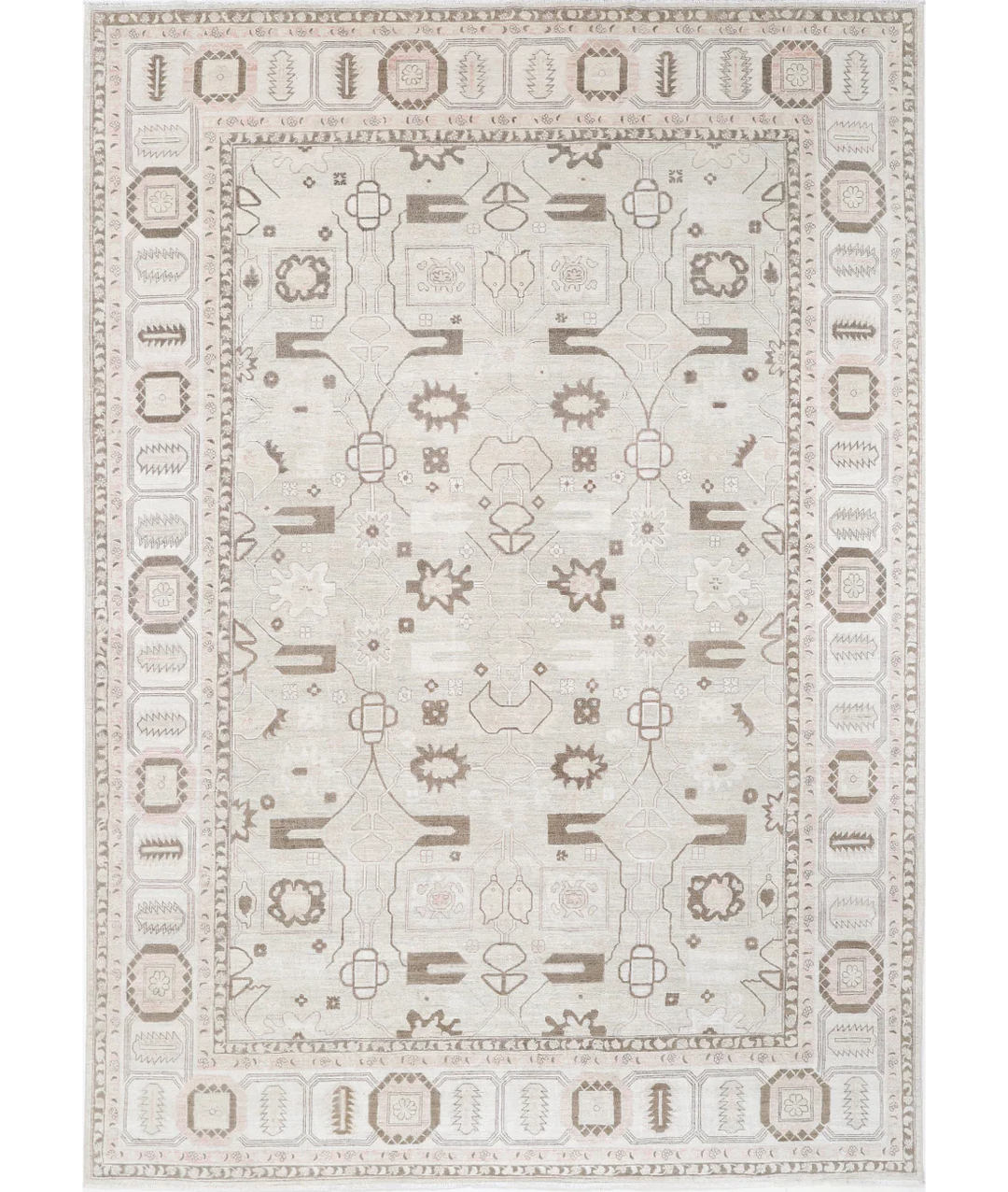Handmade Oushak Rugs | Turkish Wool Floral Area Rugs | ALRUG