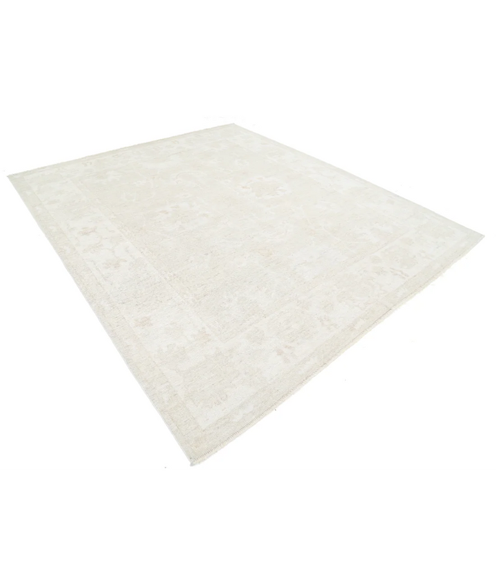 Afghan Oushak Rug 8' 5" x 9' 11" Hand-Knotted | No. AT543764