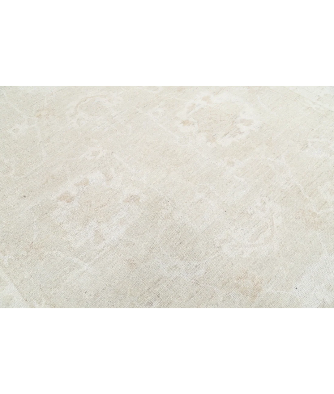Hand Knotted Oushak Wool Rug 8' 5" x 9' 11" - No. AT16093