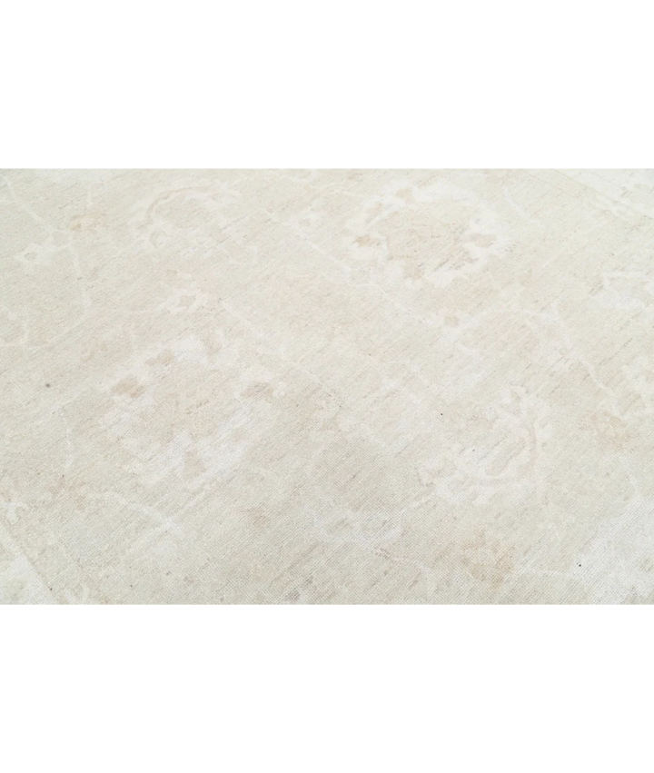 Hand Knotted Oushak Wool Rug 8' 5" x 9' 11" - No. AT16093
