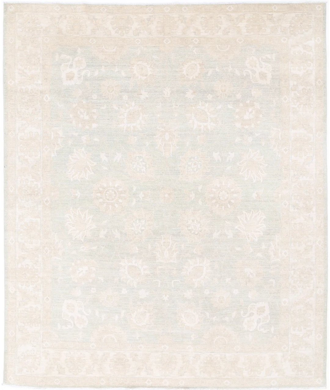 Handmade Oushak Rugs | Turkish Wool Floral Area Rugs | ALRUG
