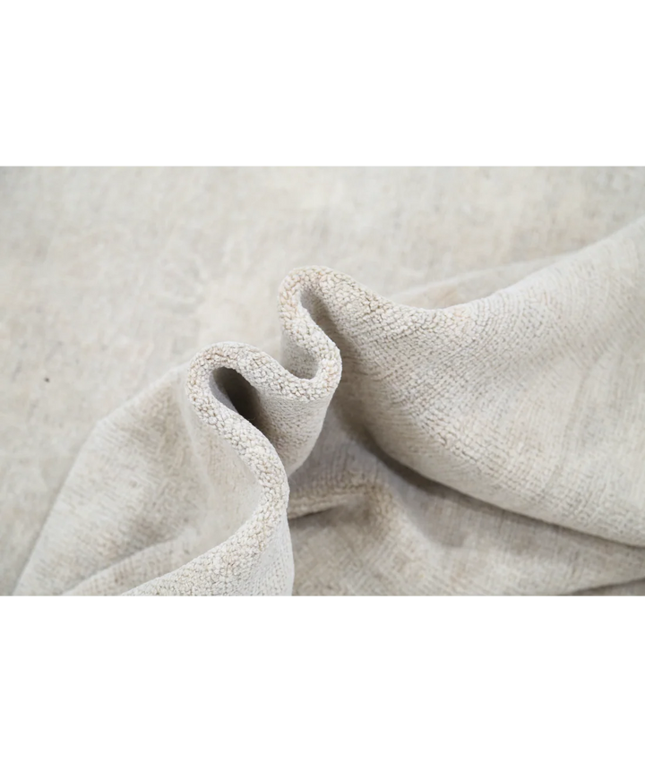 Hand Knotted Oushak Wool Rug 6' 5" x 9' 0" - No. AT24223