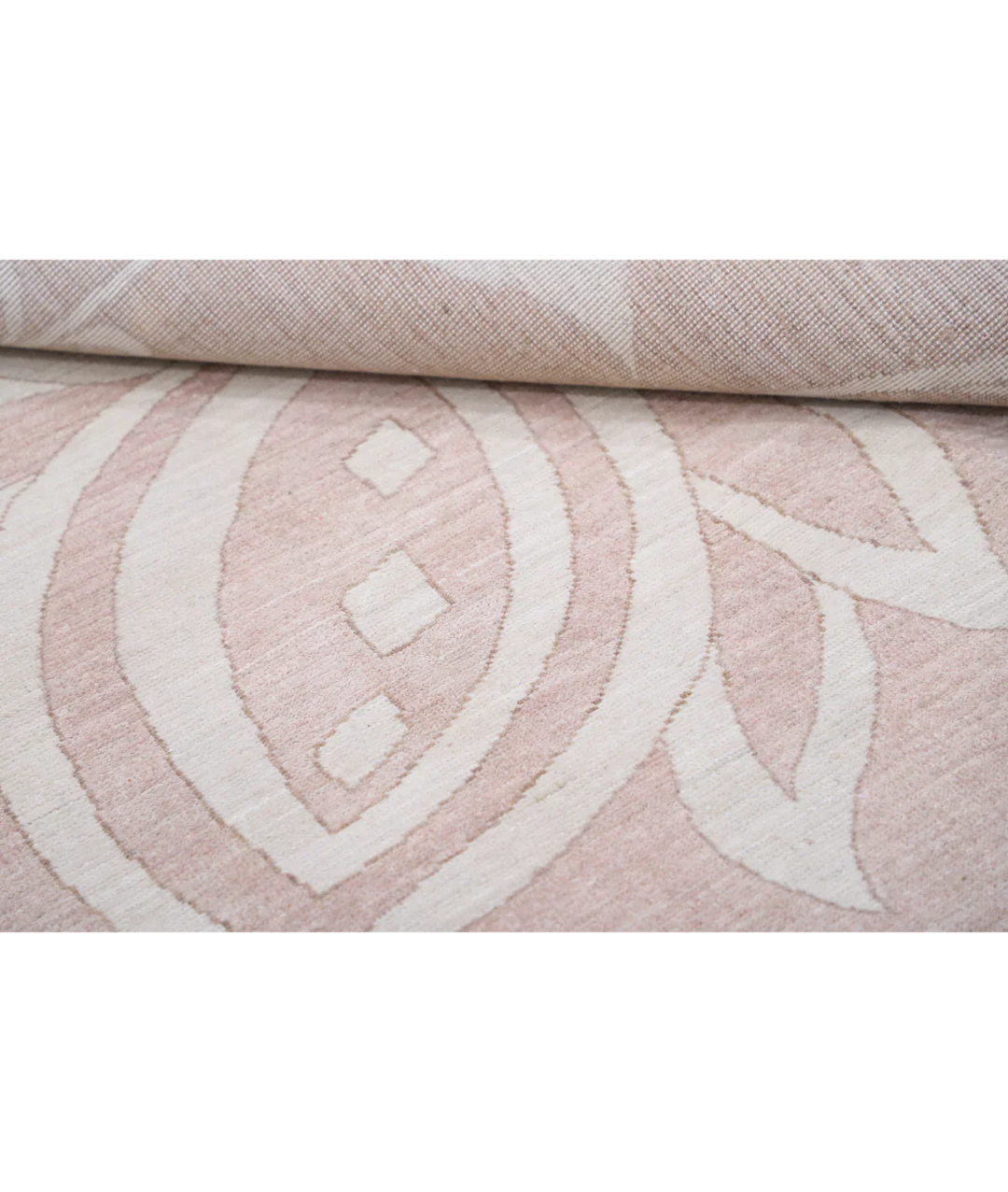 Hand Knotted Oushak Wool Rug 8' 8" x 11' 9" - No. AT649845
