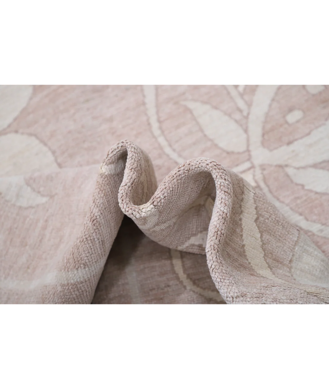 Hand Knotted Oushak Wool Rug 8' 8" x 11' 9" - No. AT649845