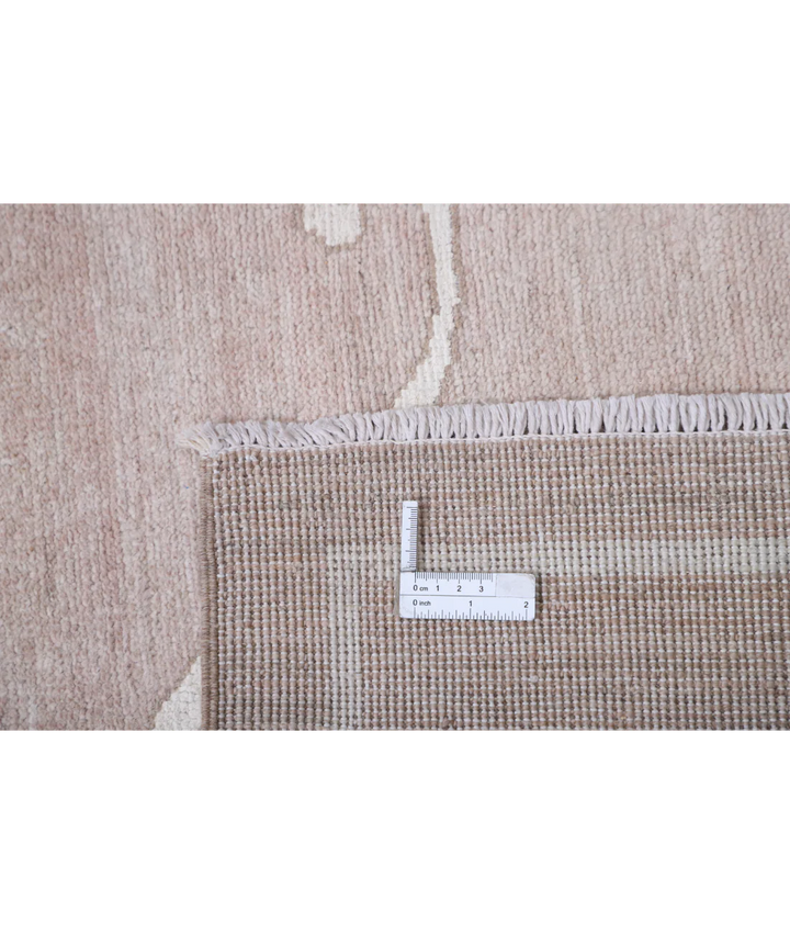 Hand Knotted Oushak Wool Rug 8' 8" x 11' 9" - No. AT649845