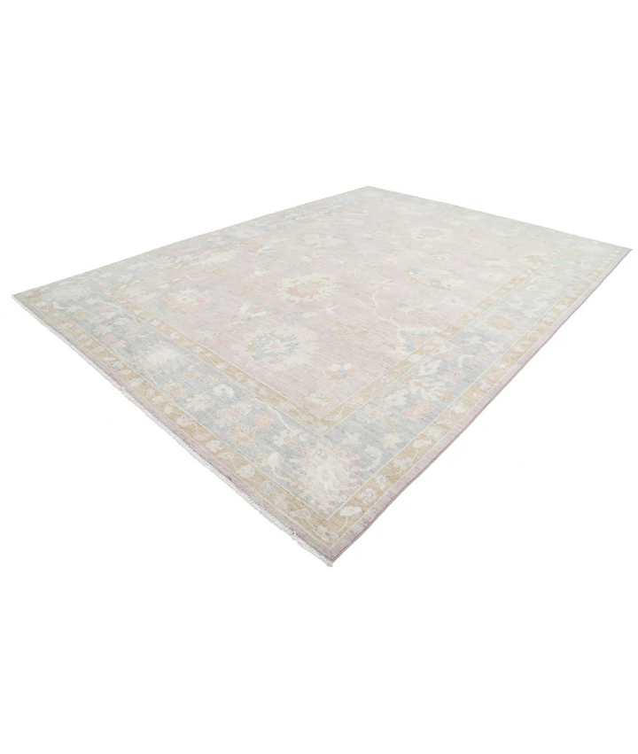Purple Afghan Oushak Rug 10' 3" x 13' 9" Hand-Knotted | No. AT67104