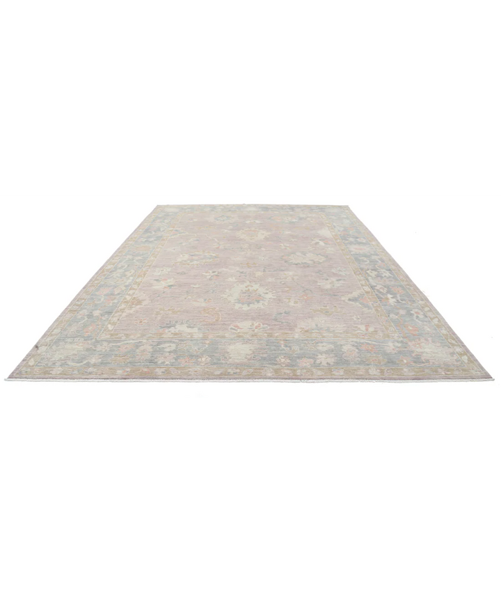 Purple Afghan Oushak Rug 10' 3" x 13' 9" Hand-Knotted | No. AT67104