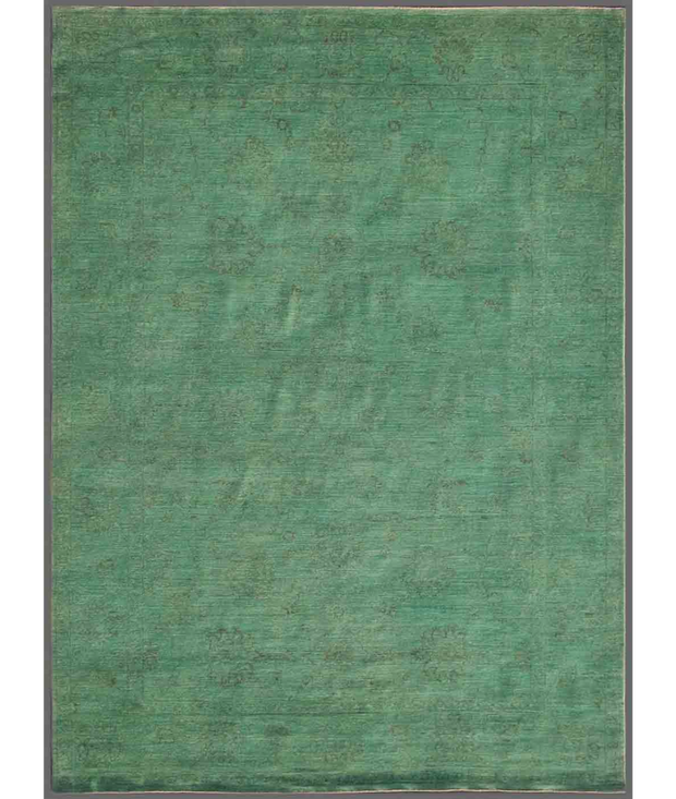 Hand Knotted Overdye Wool Rug 8'  2" x 11'  4" - No. AT41883