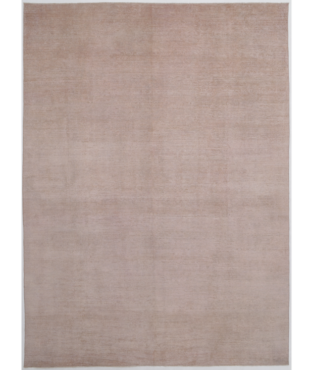 Hand Knotted Overdye Wool Rug 9'  9" x 13'  6" - No. AT74950