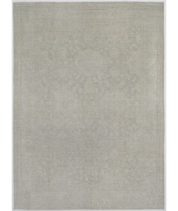 Hand Knotted Overdye Wool Rug 8'  9" x 12'  4" - No. AT79333