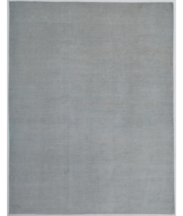 Hand Knotted Overdye Wool Rug 8'  10" x 11'  7" - No. AT59699