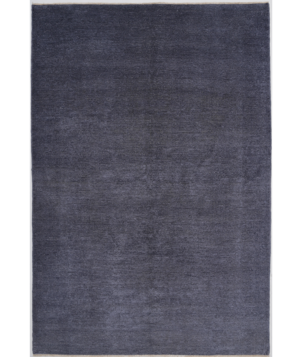 Hand Knotted Overdye Wool Rug 5'  11" x 8'  9" - No. AT24289