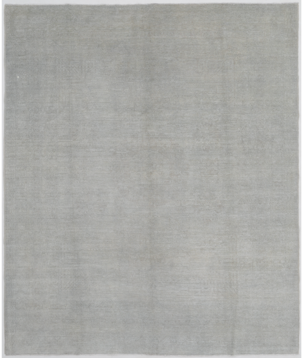 Hand Knotted Overdye Wool Rug 8'  1" x 9'  8" - No. AT75646