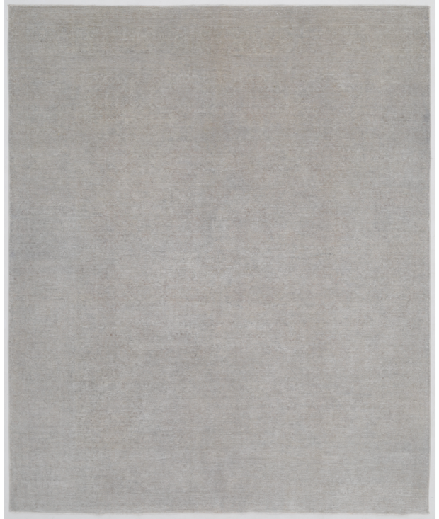 Hand Knotted Overdye Wool Rug 7'  9" x 9'  4" - No. AT33862