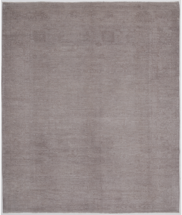 Hand Knotted Overdye Wool Rug 8'  2" x 9'  10" - No. AT55981
