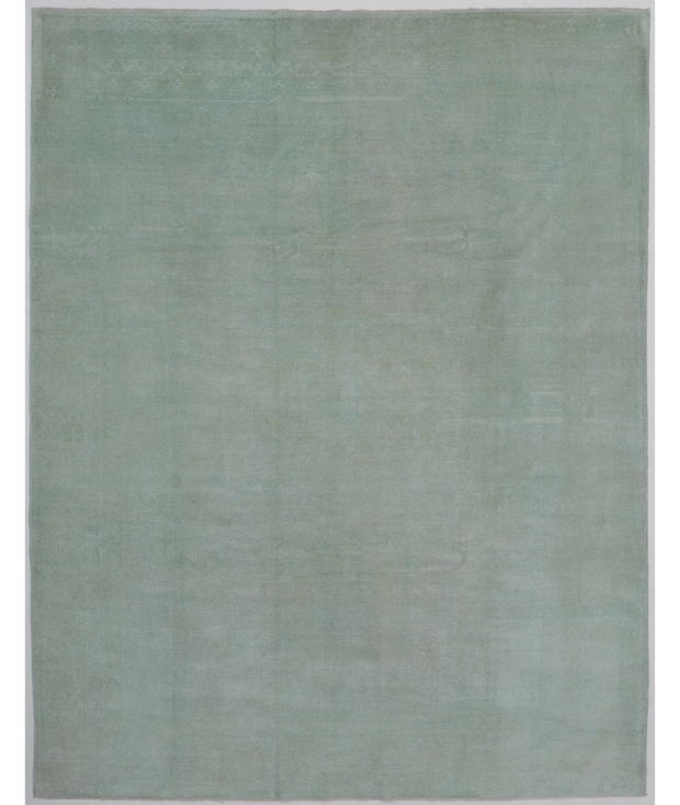 Hand Knotted Overdye Wool Rug 8'  11" x 11'  5" - No. AT59492