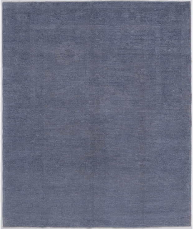 Hand Knotted Overdye Wool Rug 8'  0" x 9'  5" - No. AT27076