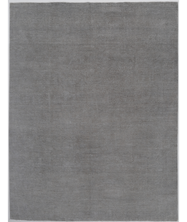 Hand Knotted Overdye Wool Rug 8'  10" x 11'  6" - No. AT67387